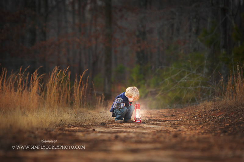 camping session by Atlanta photographer