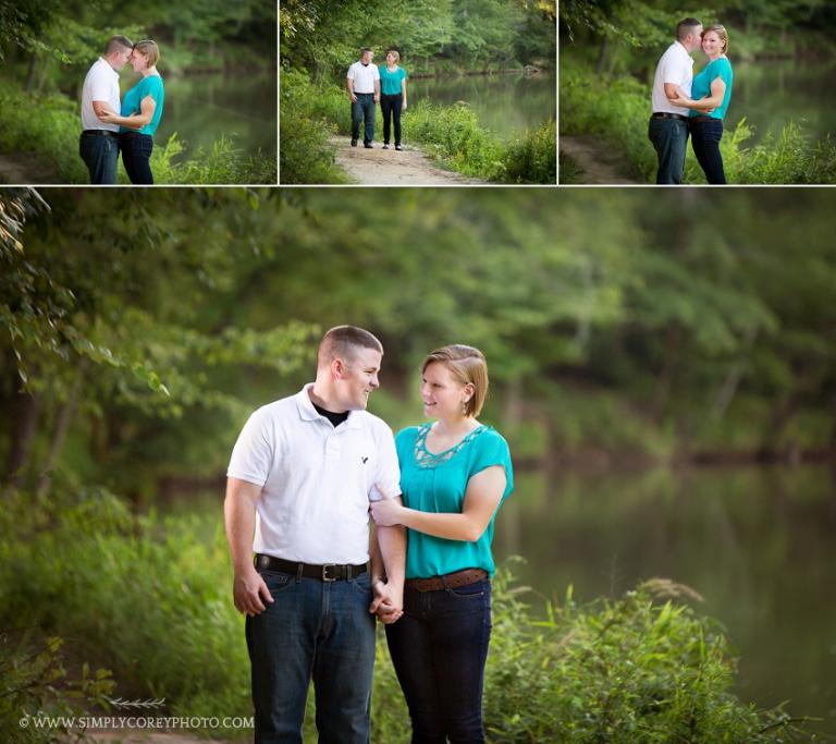 outdoor engagement session by Atlanta photographer