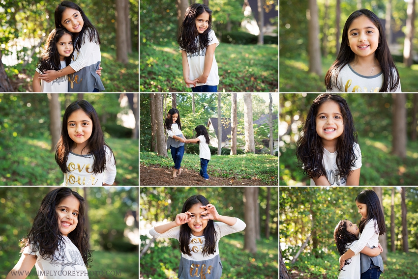 sisters by Atlanta family photographer