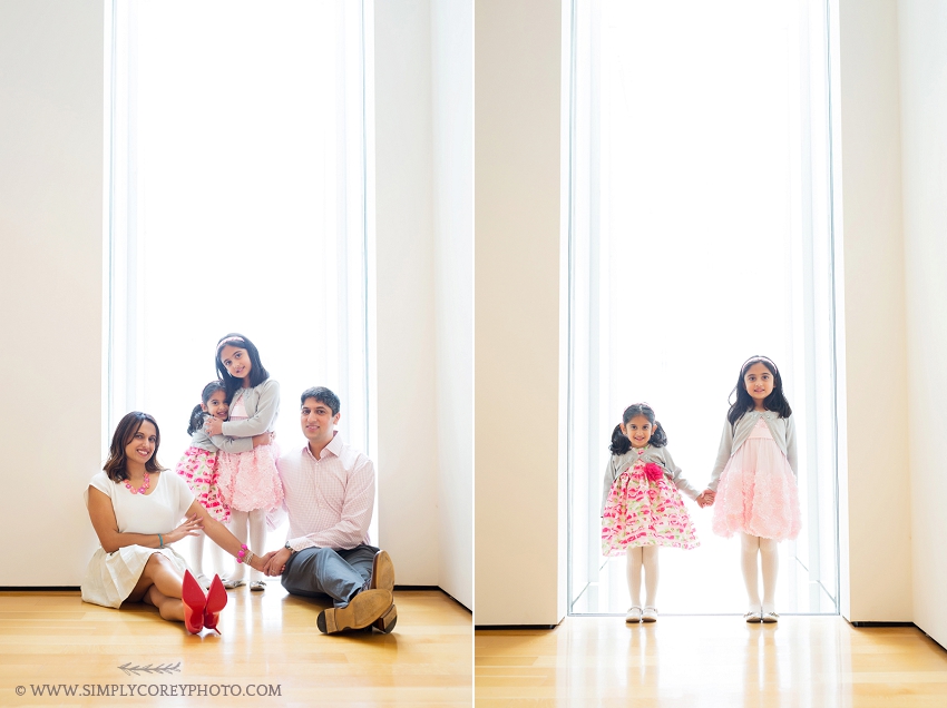 family portraits at the Atlanta High Museum of Art
