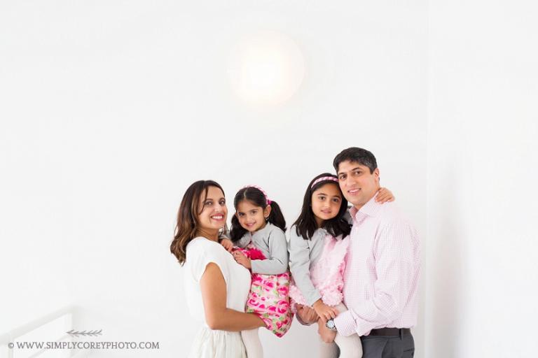 family portrait at the Atlanta High Museum of Art by Atlanta Family Photographer, Simply Corey Photography