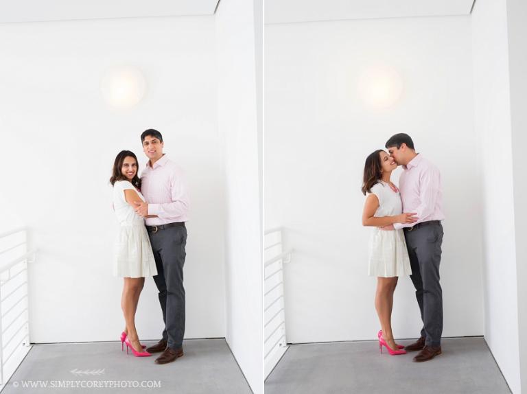 Atlanta couples photography at the High Museum of Art