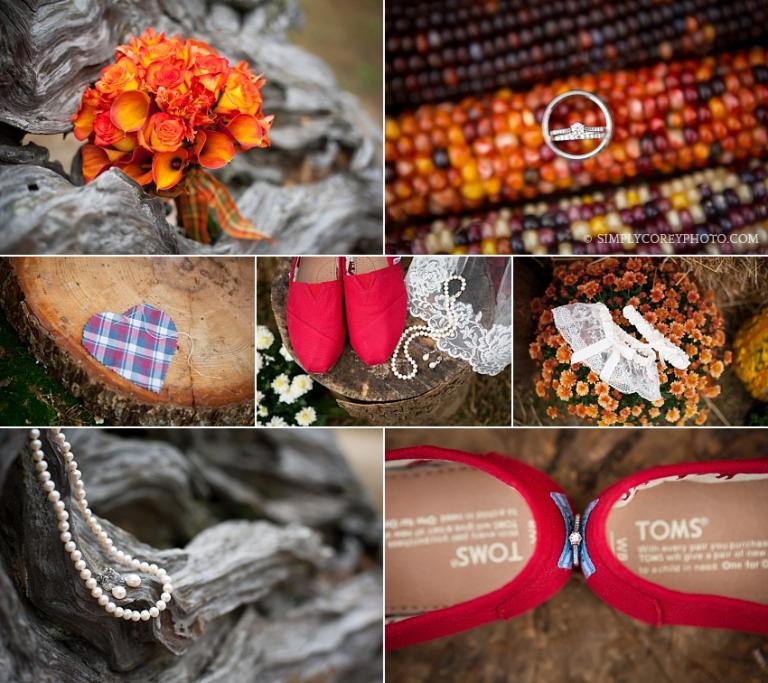 wedding details at Foxwoods in Tallapoosa by Atlanta wedding photographer
