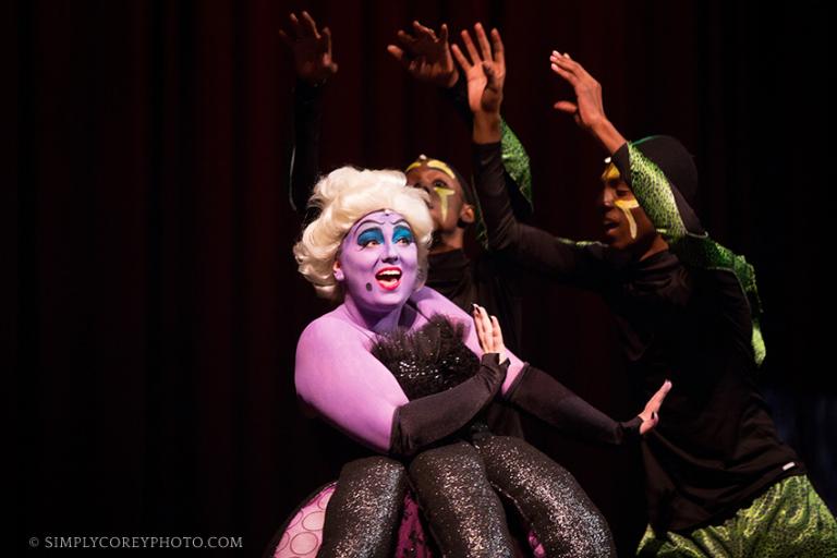 The Little Mermaid at South Paulding High School by Douglasville senior portrait photographer