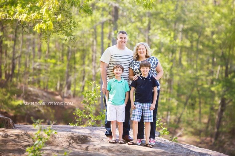 outdoor portrait by Atlanta family photographer