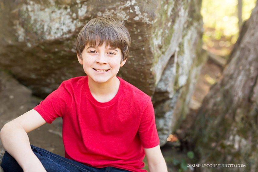 outdoor portrait by Atlanta kids photographer