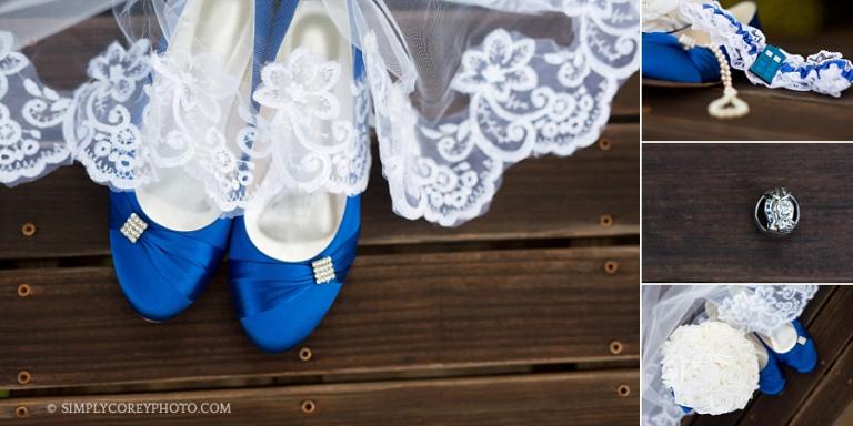 TARDIS wedding details by Douglasville wedding photographer