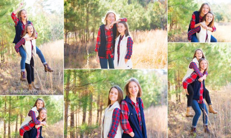 best friend portrait session by Douglasville teen photographer