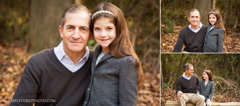 dad and daughter portraits by Atlanta family photographer
