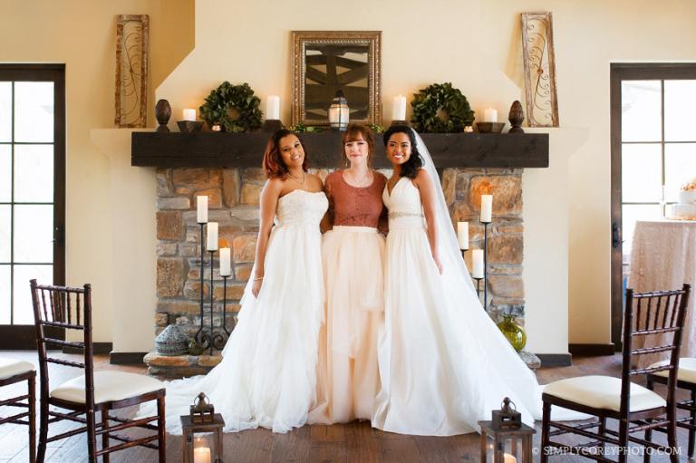 bride models by west Georgia wedding photographer