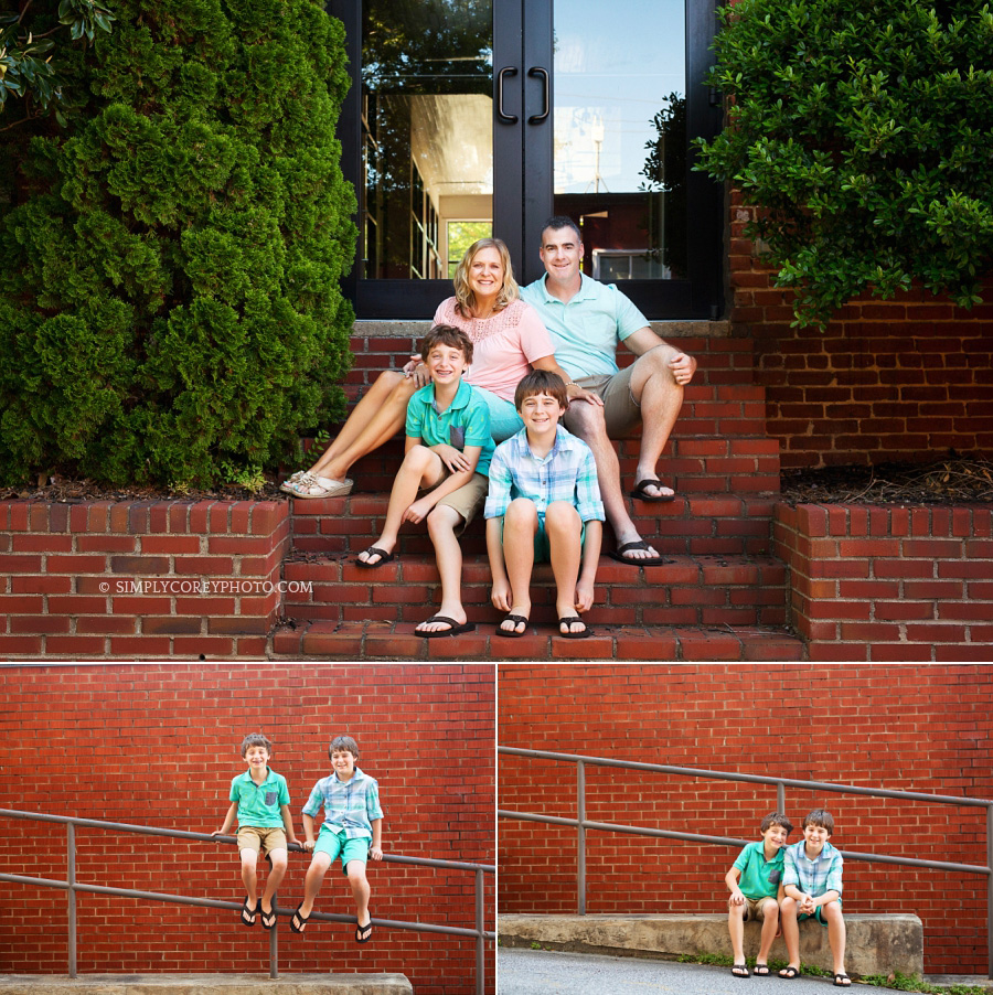 on location family photography Douglasville