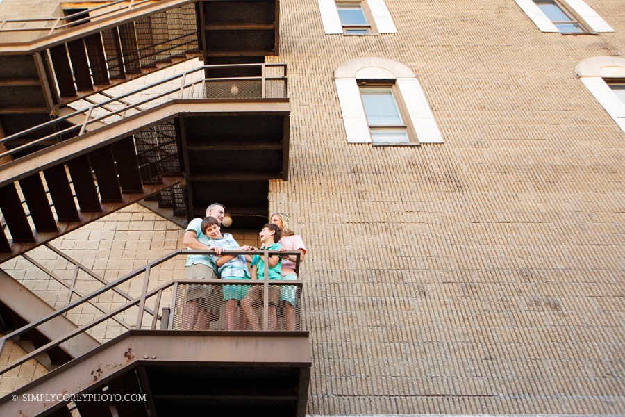 fun on location family photography Atlanta