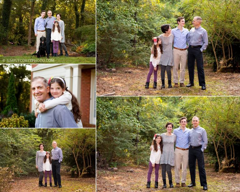 Carrollton, Georgia family photography outside of their home