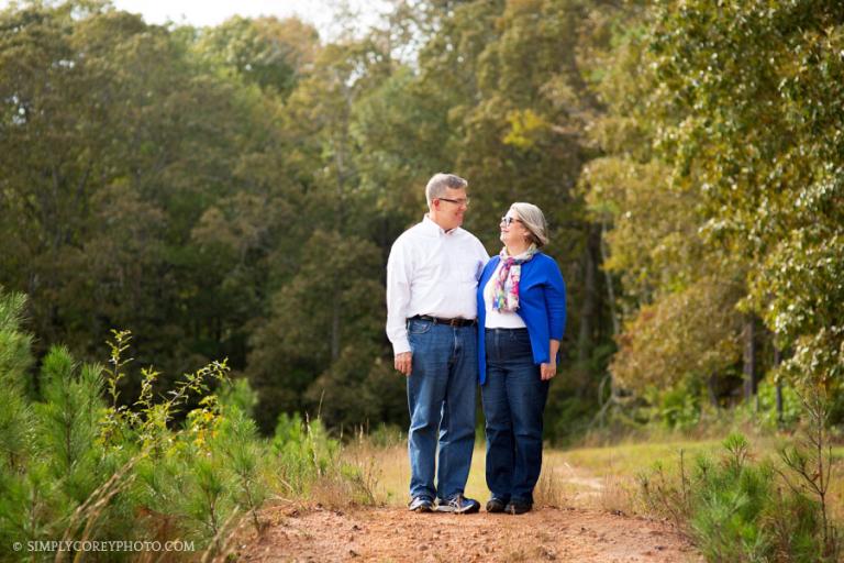 outdoor 30th anniversary photos by Atlanta couples photographer