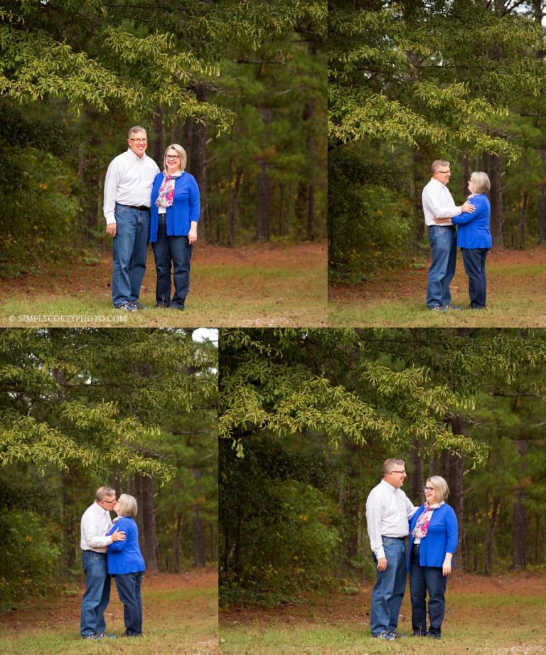 outdoor 30th anniversary portraits by couples photographer Carrollton Georgia