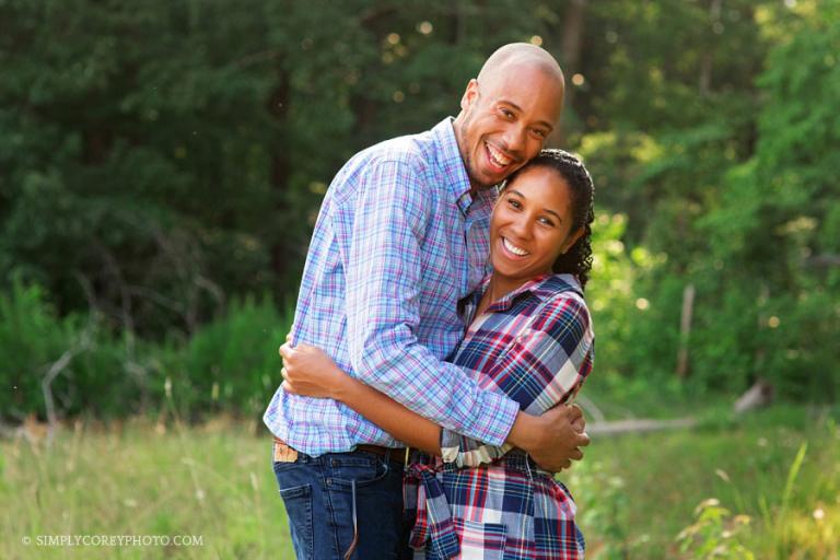 Atlanta couples photographer, outdoor portrait