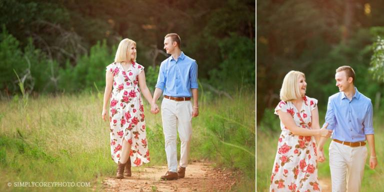 Douglasville couples photographer, outdoor first anniversary session