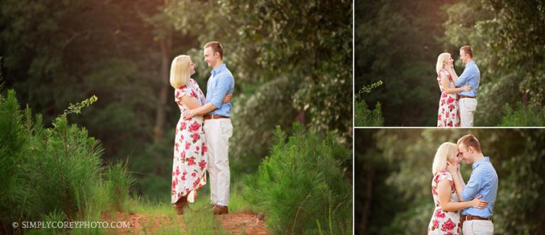 first anniversary portraits by Douglasville engagement photographer