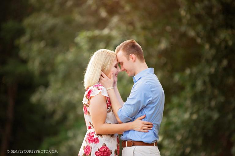 first anniversary portraits by Newnan engagement photographer