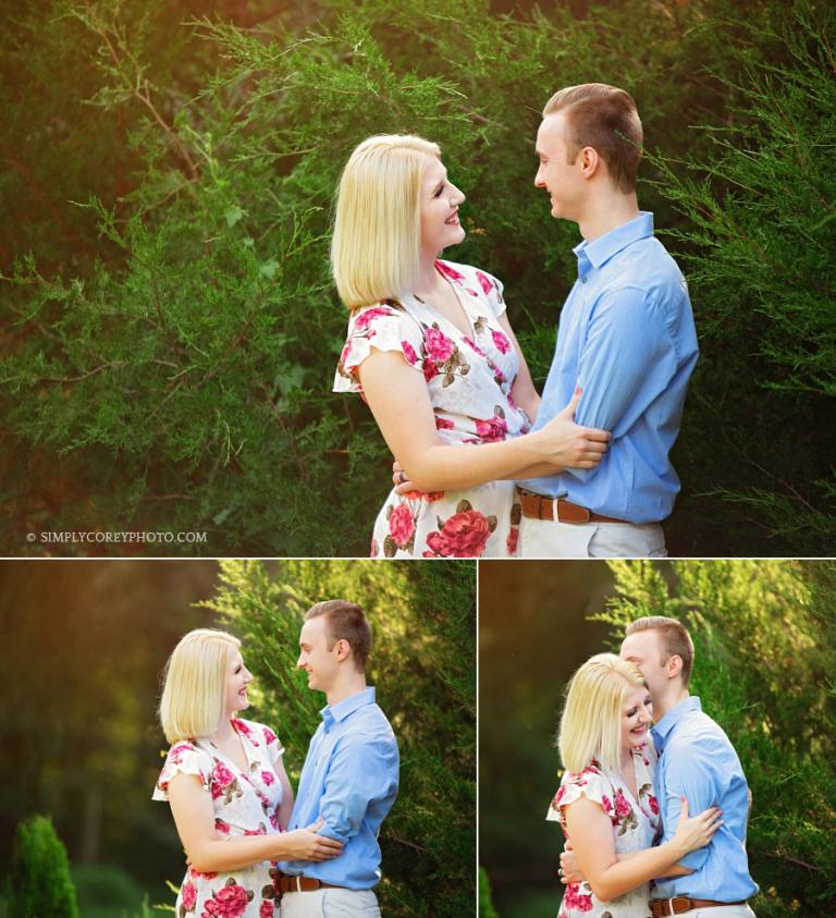 Newnan couples photographer, first anniversary session outside