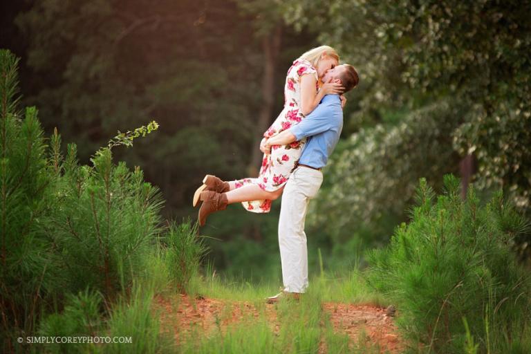 one year anniversary portrait by Atlanta wedding photographer