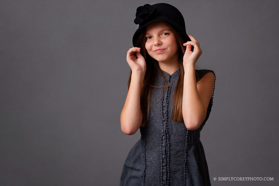 headshot photographer Carrollton, GA children's studio portraits