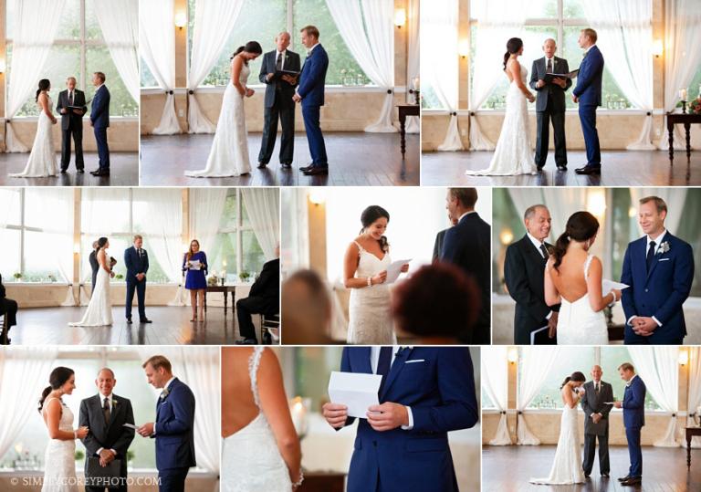 West Georgia wedding photographer, Piedmont Room wedding ceremony