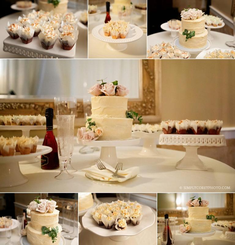 West Georgia wedding photographer, Sweet Cheats wedding cake and desserts