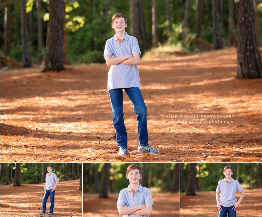 Villa Rica photographer, tween portraits outside