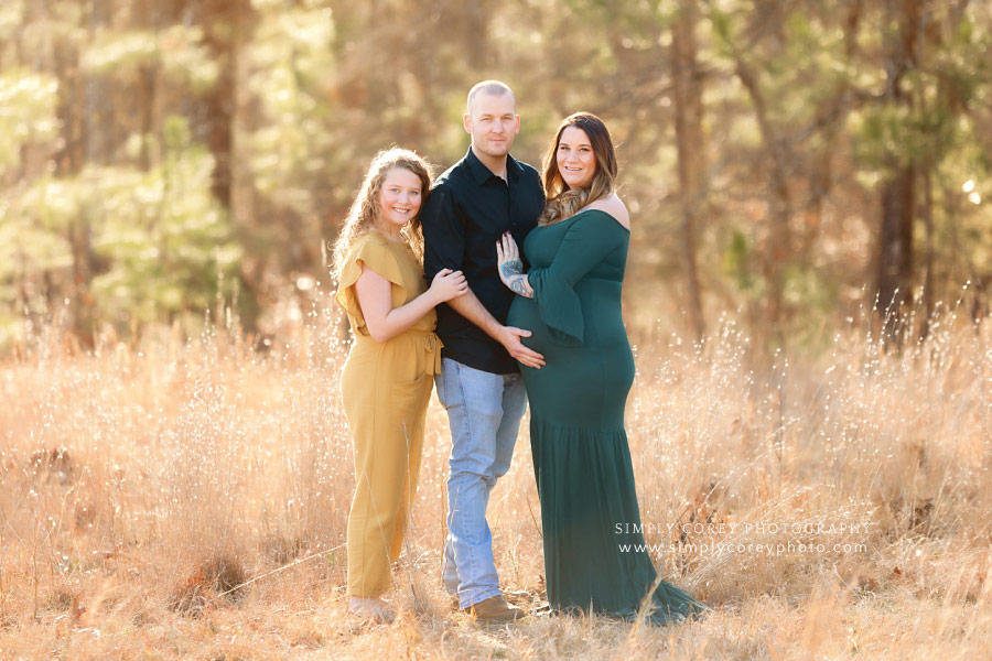 Atlanta family photographer, outdoor maternity session