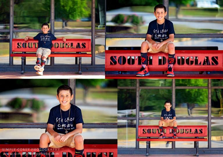 West Georgia children's photographer, elementary graduate in Douglasville