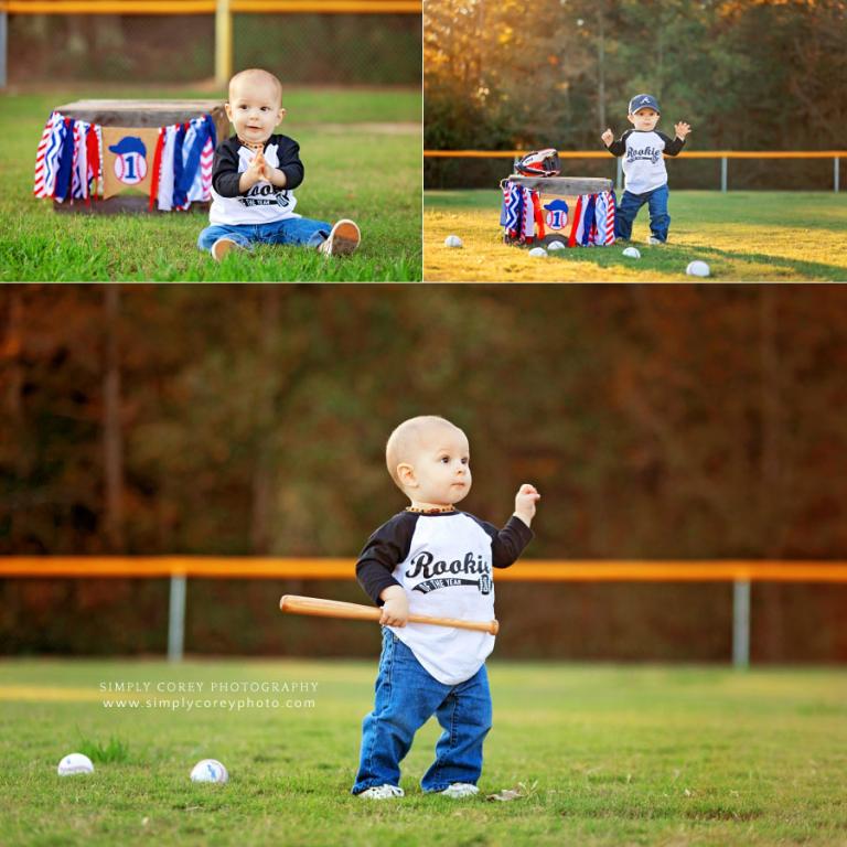 Baseball theme newborn session — Memory Lane Photography