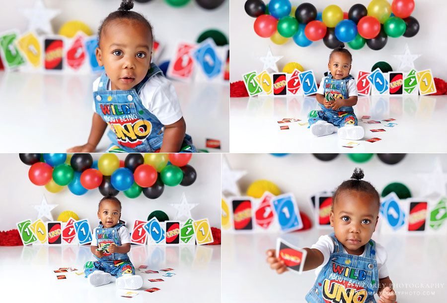 Douglasville baby photographer, uno one year milestone session